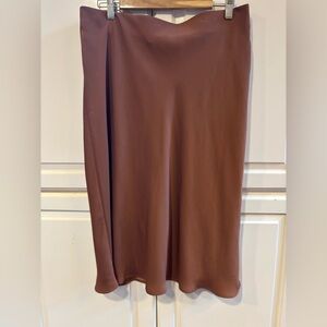 Banana Republic copper Midi Skirt. Size 12